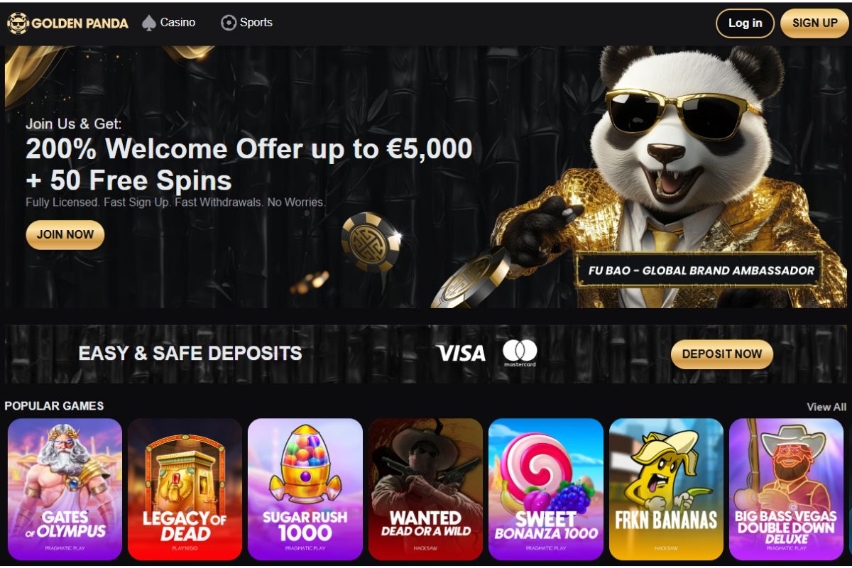 goldenpanda Cazinouri online
